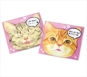 猫の舌のあぶらとり紙
