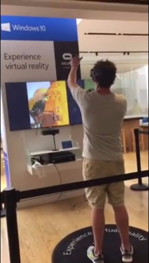 VR 崖登り 転ぶ 動画 事故