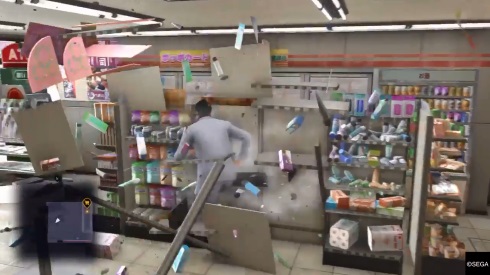 龍が如く6 体験版 コンビニ 破壊 桐生ちゃん