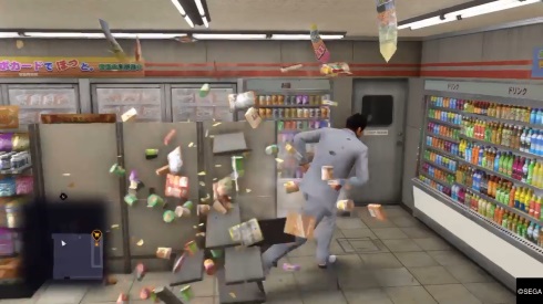 龍が如く6 体験版 コンビニ 破壊 桐生ちゃん