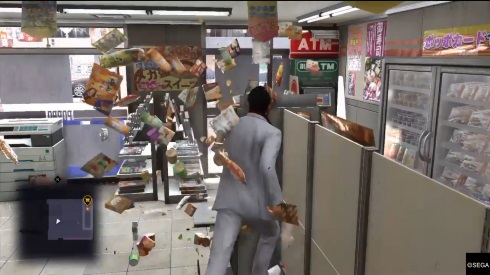 龍が如く6 体験版 コンビニ 破壊 桐生ちゃん