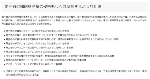 ランサーズガイドライン