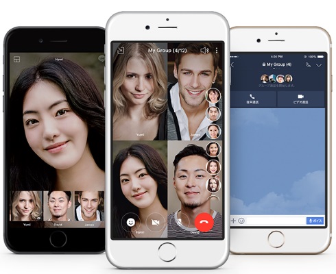 line　グループビデオ通話