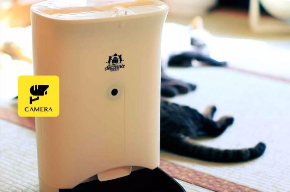 猫 自動えさやり器 ネコメシフィーダー ネコリパブリック スマホ