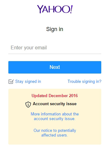 米Yahoo!個人情報流出