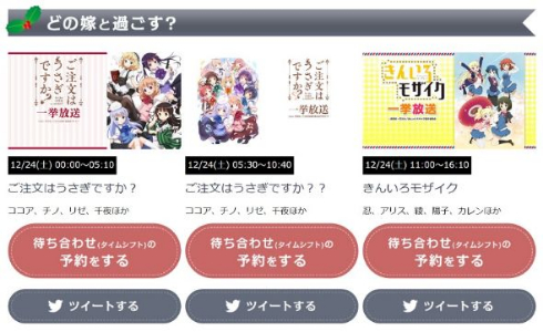 ごちうさ、きんモザ