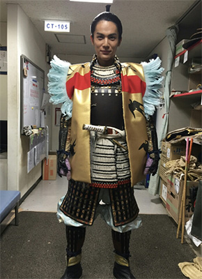 豊臣秀吉の羽織を着た写真も