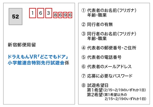 バンダイナムコがVR「どこでもドア」を製作、先行試遊会を応募受付中