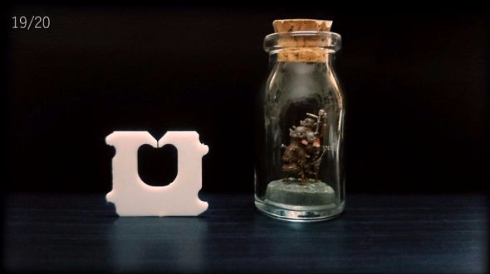 ハウルの動く城 作ってみた ミニチュア 爪ようじ ニコニコ