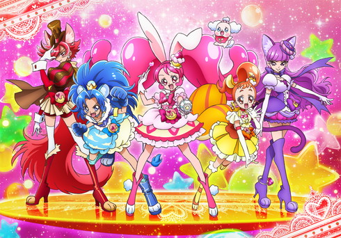 「キラキラ☆プリキュアアラモード」の新しいプリキュアたち「キュアショコラ」「キュアジェラート」「キュアホイップ」「キュアカスタード」「キュアマカロン」