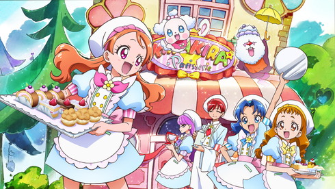 新たな5人のプリキュアは、スイーツショップ「キラキラパティスリー」のパティシエでもあります