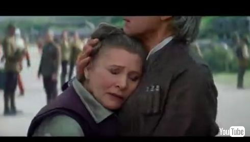 「スター・ウォーズ/フォースの覚醒」でレイア姫役を演じたキャリー・フィッシャー