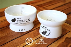 猫飯碗・猫水盃