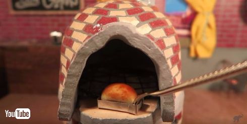 超ミニサイズのパンが完成