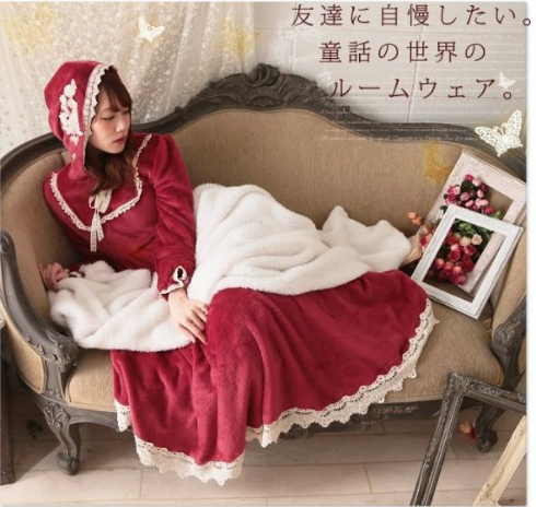 おうちで着る童話シリーズ ヴィレヴァン 着る毛布 白雪姫