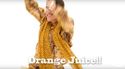 ピコ太郎「I LIKE OJ」テンションMAXに