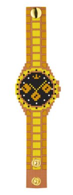 ピクセルウォッチ ブレスレット 時計 キタンクラブ カプセルトイ
