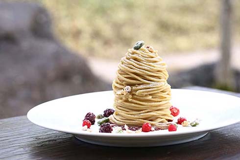 雪解けモンブラン