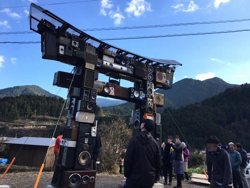 カラオケ鳥居　スピーカー　徳島　神山
