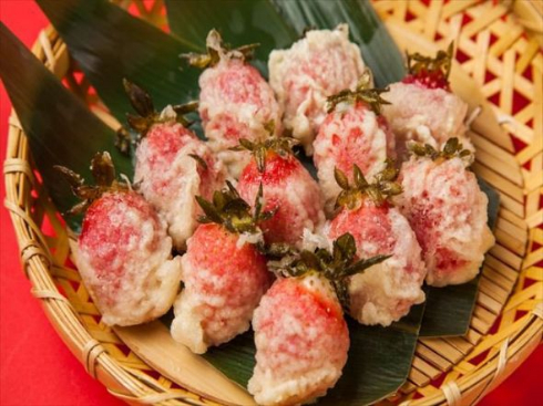 あまおう 祭り いちご 食べ放題 大地の贈り物