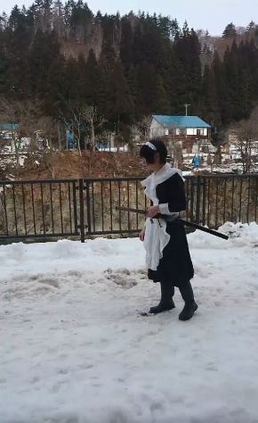 メイド 抜刀 居合 Twitter 天心流