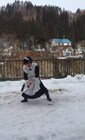 メイド 抜刀 居合 Twitter 天心流
