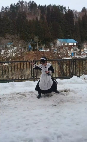 メイド 抜刀 居合 Twitter 天心流