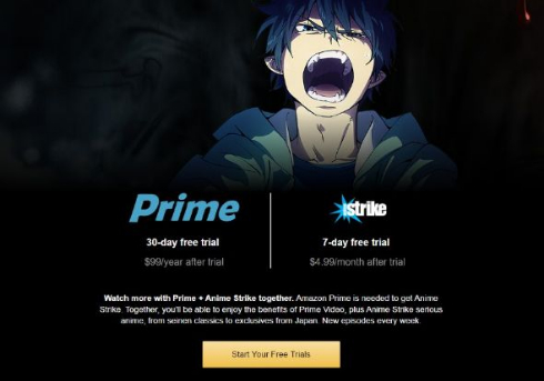 Amazon 日本 アニメ 配信 Anime Strike
