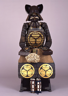 猫武将<(*ΦωΦ*)> 出陣 白猫さん［黒兜、鎧、刀］ 猫武将<(*ΦωΦ*)> 出陣 白猫さん［黒兜、鎧、刀］