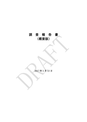 調査報告書