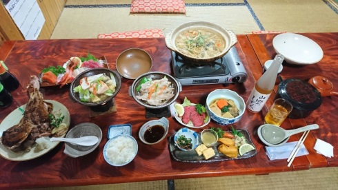 ガルパン 大洗 民宿 料理 あんこう鍋