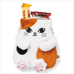 猫がま口ポーチ