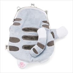 猫がま口ポーチ