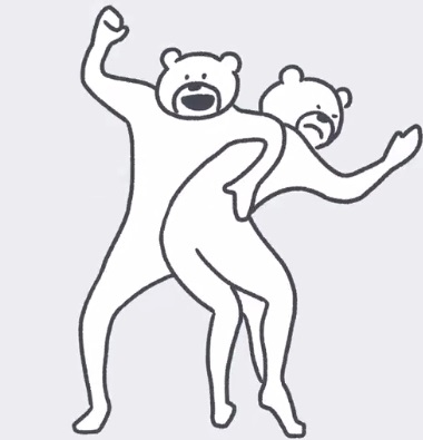 けたたましく動くクマ 音付けてみた