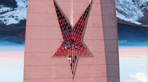 パルクール ドローン 撮影 見下ろし視点 ゲーム