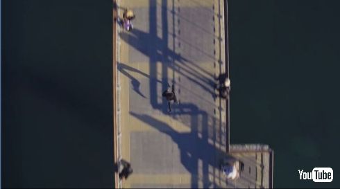 パルクール ドローン 撮影 見下ろし視点 ゲーム