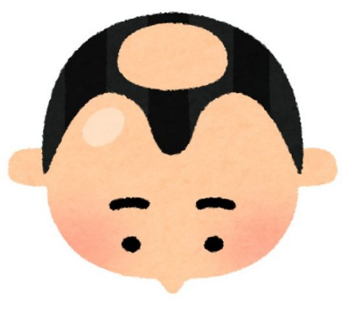 いらすとや いろいろな形 薄毛 イラスト 禿頭 ハゲ