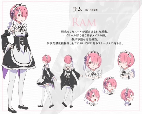 Re:ゼロから始める異世界生活 リゼロ バースデー レム ラム ケーキ