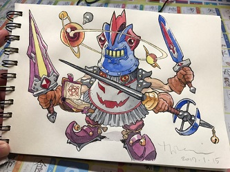 「マジックナイト」完成イラスト