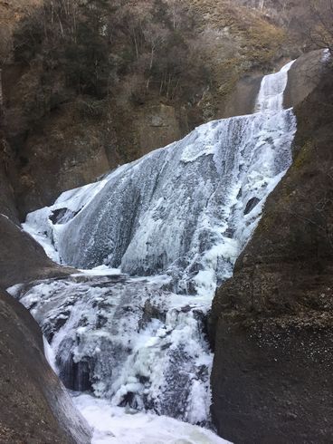 袋田の滝　凍結