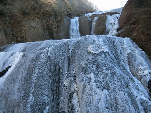 袋田の滝　凍結