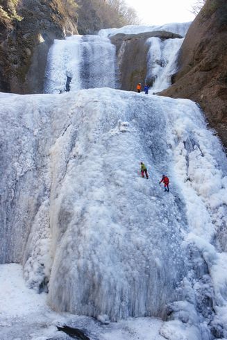 袋田の滝　凍結