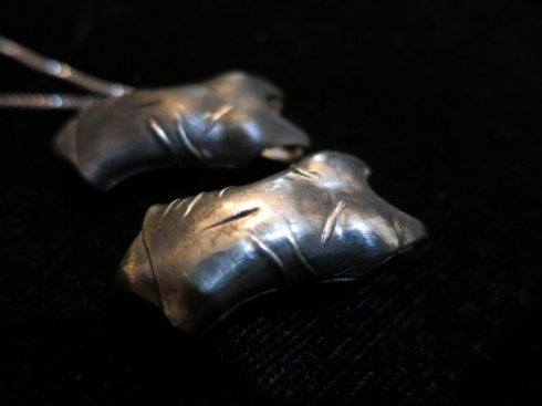 スク水 シルバー ペンダント スクール水着 宝飾展