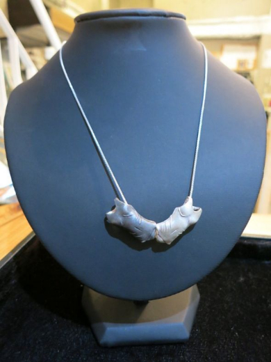 スク水 シルバー ペンダント スクール水着 宝飾展