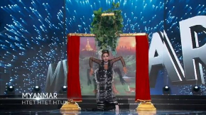 ミス・ユニバース 衣装 美女 デザイン 謎 2017 建築物 グリム