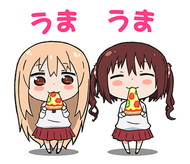 干物妹 うまるちゃん LINE ポップアップスタンプ