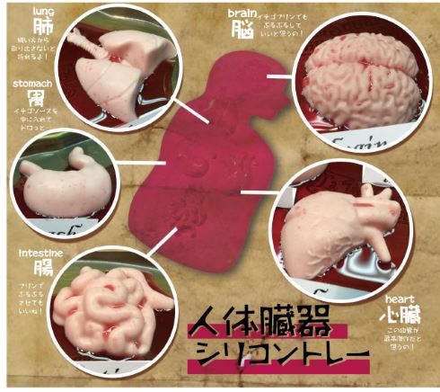 ヴィレッジヴァンガード バレンタインデー 人体臓器 うんち シリコントレー