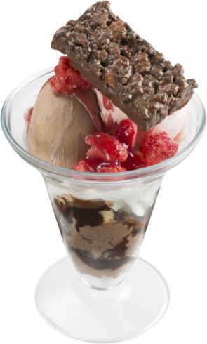 ブラックサンダー スシロー パフェ 有楽製菓