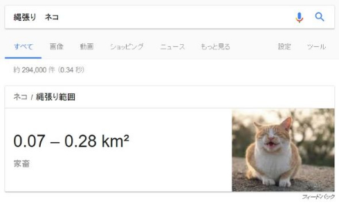 猫の縄張り範囲