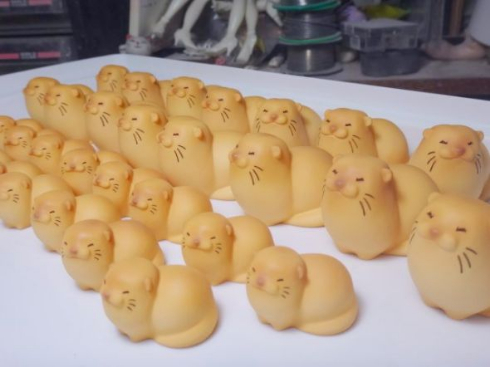 コツメカワウソ まんじゅう フェイクスイーツ ワンフェス